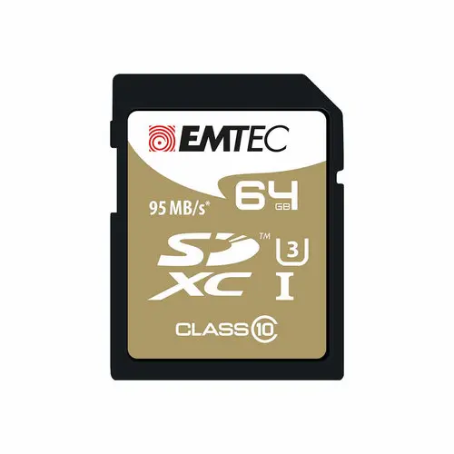 Emtec SD 64GB UHS-I U3 SpeedIN photo du produit