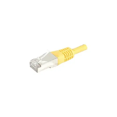 DEXLAN Cordon RJ45 categorie 6A S/FTP jaune - 25 m photo du produit