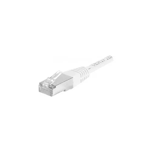 DEXLAN Cordon RJ45 categorie 6A F/UTP blanc - 0,5 m photo du produit