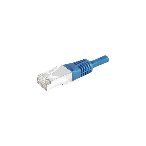 DEXLAN Cordon RJ45 categorie 6A S/FTP bleu - 10 m photo du produit