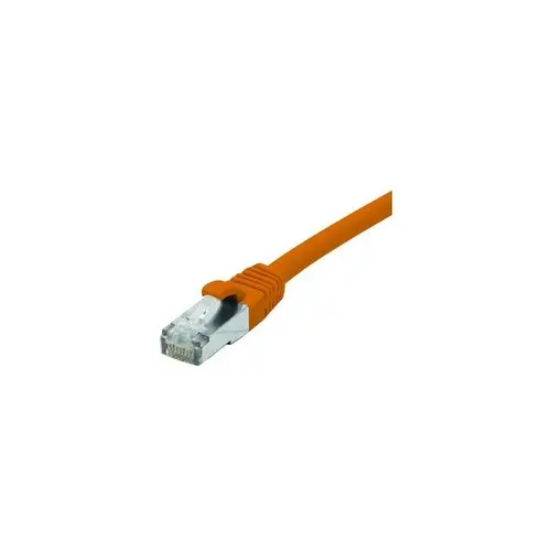 DEXLAN Cordon RJ45 categorie 6A S/FTP LSOH snagless orange - 1 m photo du produit