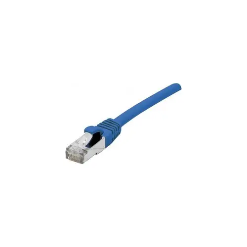 DEXLAN Cordon RJ45 categorie 6A S/FTP LSOH snagless bleu - 0,3 m photo du produit