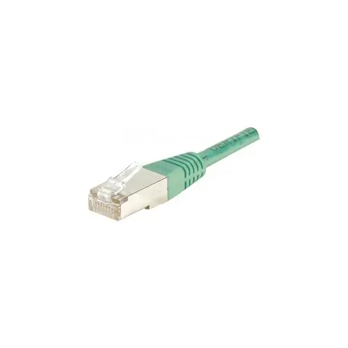 Cordon RJ45 categorie 6 F/UTP vert - 1 m photo du produit