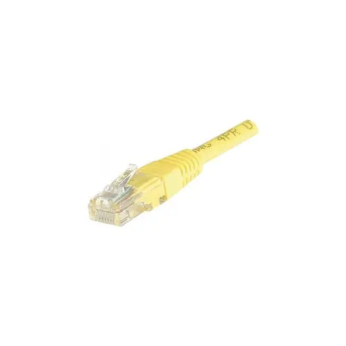 Cordon RJ45 categorie 6 U/UTP jaune - 3m photo du produit