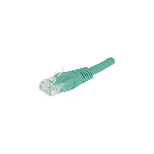 Cordon RJ45 categorie 5e U/UTP vert - 3m photo du produit