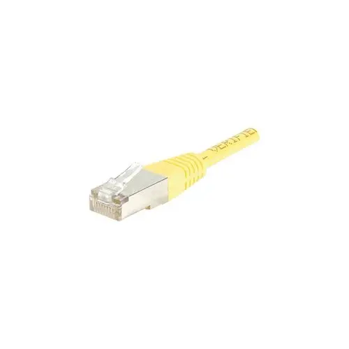 Cordon RJ45 categorie 5e F/UTP jaune - 3 m photo du produit