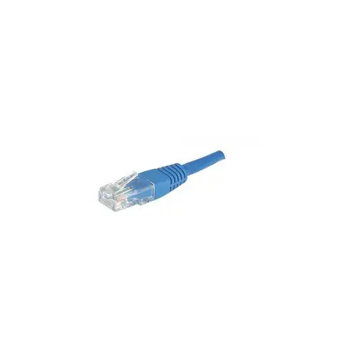 Cordon RJ45 categorie 5e U/UTP bleu - 1m photo du produit