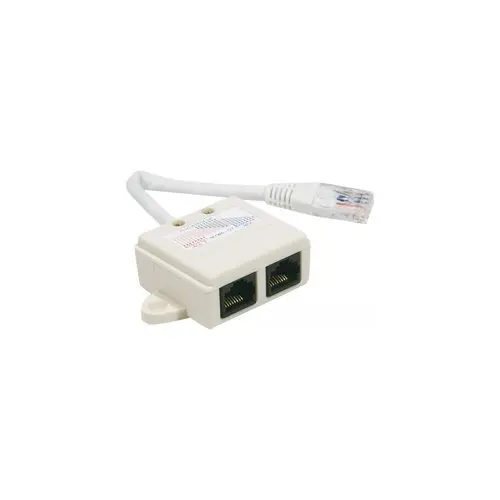 Doubleur de port RJ45 UTP CAT 5e - aveccordon photo du produit