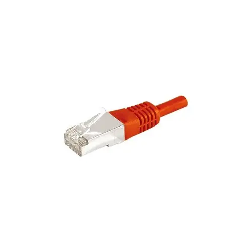 DEXLAN Cordon RJ45 categorie 6A F/UTP rouge - 7,5 m photo du produit