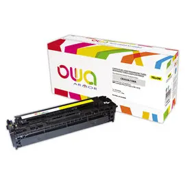 Toner éq. HP CE322A - Jaune - OWA photo du produit