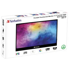 Moniteur tactile Verbatim 17.3" photo du produit