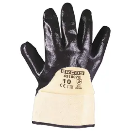 12 Gants de manutention ERGOS 451007E - Manchette anti-happement - Taille 8 - RG photo du produit