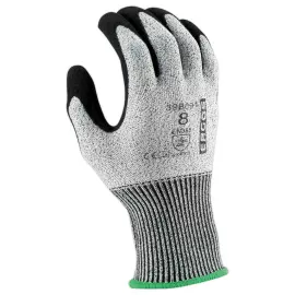 12 paires de gants manutention - mousse nitrile SANDY - gris/noir - Taille 7 - RG photo du produit