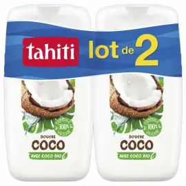 Lot de 2 gels douche Tahiti Coco 250ML photo du produit