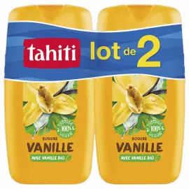 Lot de 2 gels douche Tahiti vanille 250ML photo du produit