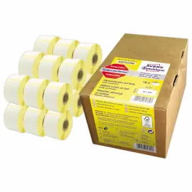 Lot de 18 Rouleaux de 260 étiquettes blanches 36x89 mm pour DYMO LW 450 photo du produit