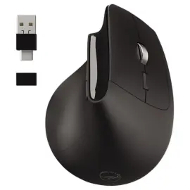 Souris sans fil ergonomique noir photo du produit