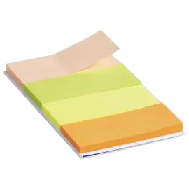 Marque-pages ACCESS papier 2x5 cm - 4 couleurs vives photo du produit