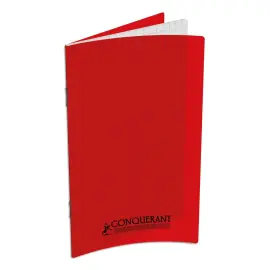 Carnet couverture polypropylène rouge photo du produit