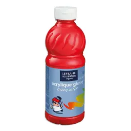 Flacon 500ml glossy rouge vif photo du produit