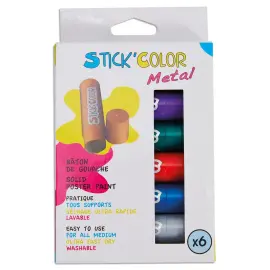 sticks de gouache solide 10g photo du produit