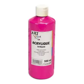 Acrylique brillante 500ml Rouge primaire photo du produit