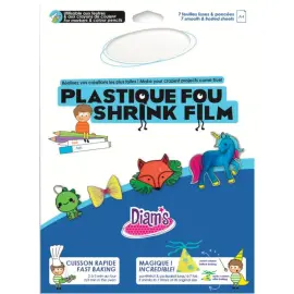 7 Feuilles de plastique fou - A4 - Transparent - OZ INTERNATIONAL photo du produit