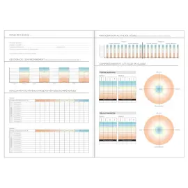 CARNET DE BORD FR Competences bleu photo du produit