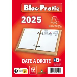 Bloc-pratic 8,2x12 date a droite par 50 photo du produit