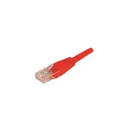 Cordon RJ45 categorie 6 U/UTP rouge - 0,15 m photo du produit