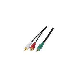 Cordon stereo Jack 3.5 mm vers 2 x RCA PC99 - 3 m photo du produit