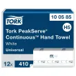 12 Essuie-mains continus H5 - Blanc - TORK photo du produit