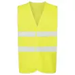 Gilet de sécurité jaune - 2 bandes réfléchissantes Taille M taille m photo du produit