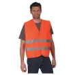 Gilet de sécurité orange - 2 bandes réfléchissantes Taille 3XL taille 3xl photo du produit