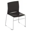 CHAISE POINT NOIR CHROME photo du produit