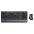 Kit clavier et souris sans fil Trezo Eco - Noir photo du produit