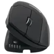 Souris Unimouse sans fil verticale gaucher - Noir photo du produit