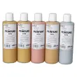 flacons 250ml d acrylique. Assortis métal : bronze, Beige, or rosé, or, métal photo du produit