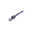 Cordon RJ45 categorie 6 F/UTP LSOH snagless violet - 10 m photo du produit