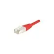 Cordon RJ45 categorie 6 F/UTP rouge - 25 m photo du produit