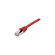 Cordon RJ45 categorie 6A F/UTP LSOH snagless rouge - 5 m photo du produit