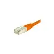 Cordon RJ45 categorie 6 F/UTP orange - 10 m photo du produit