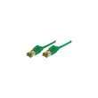 Cordon RJ45 sur cable categorie 7 S/FTPLSOH snagless vert - 7,5 m photo du produit