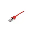 DEXLAN Cordon RJ45 CAT 6A S/FTP LSOH Ultra Fin rouge - 10 m photo du produit