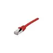 Cordon RJ45 categorie 6 F/UTP LSOH snagless rouge - 1 m photo du produit