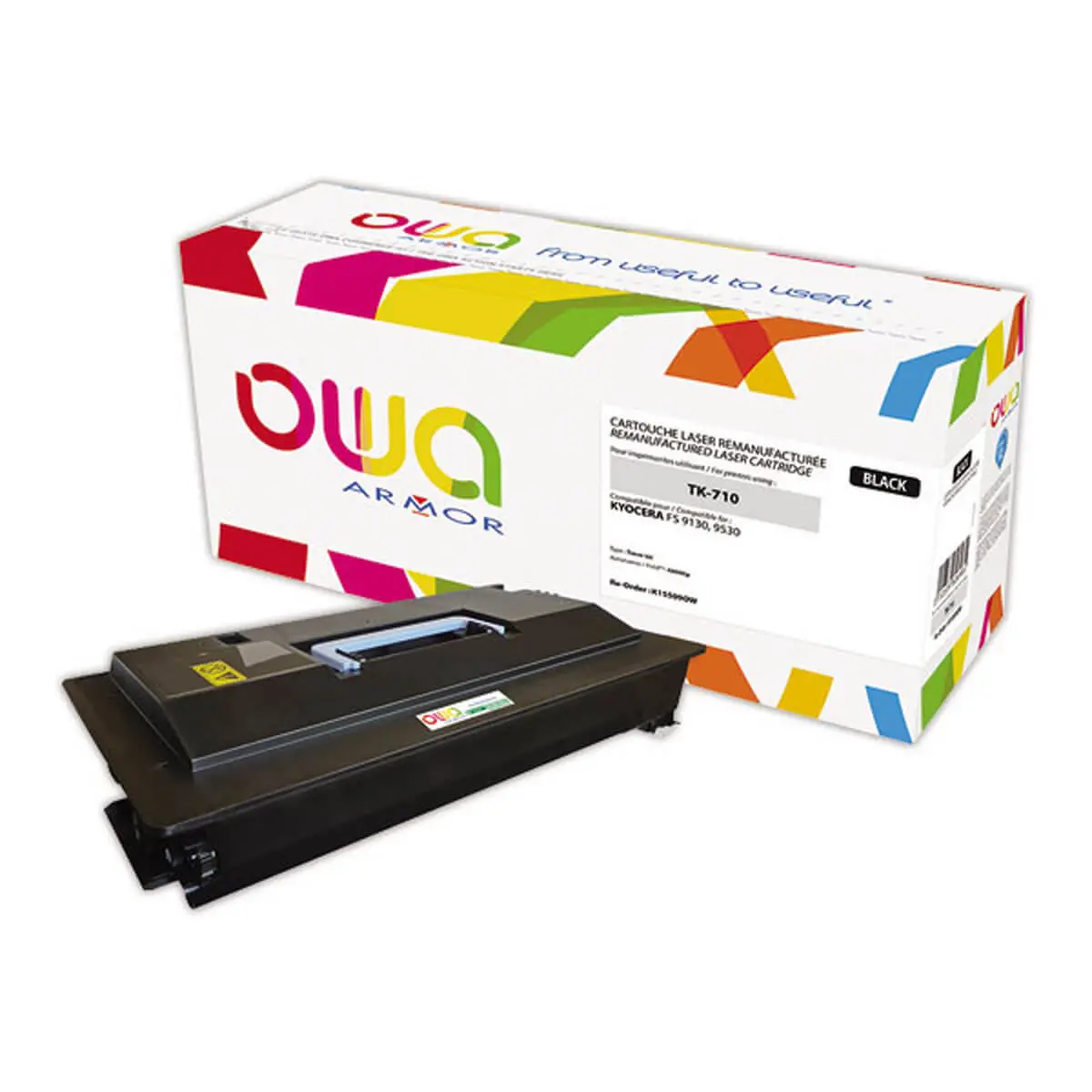 Toner éq. KYOCERA TK-710 - Noir - OWA photo du produit