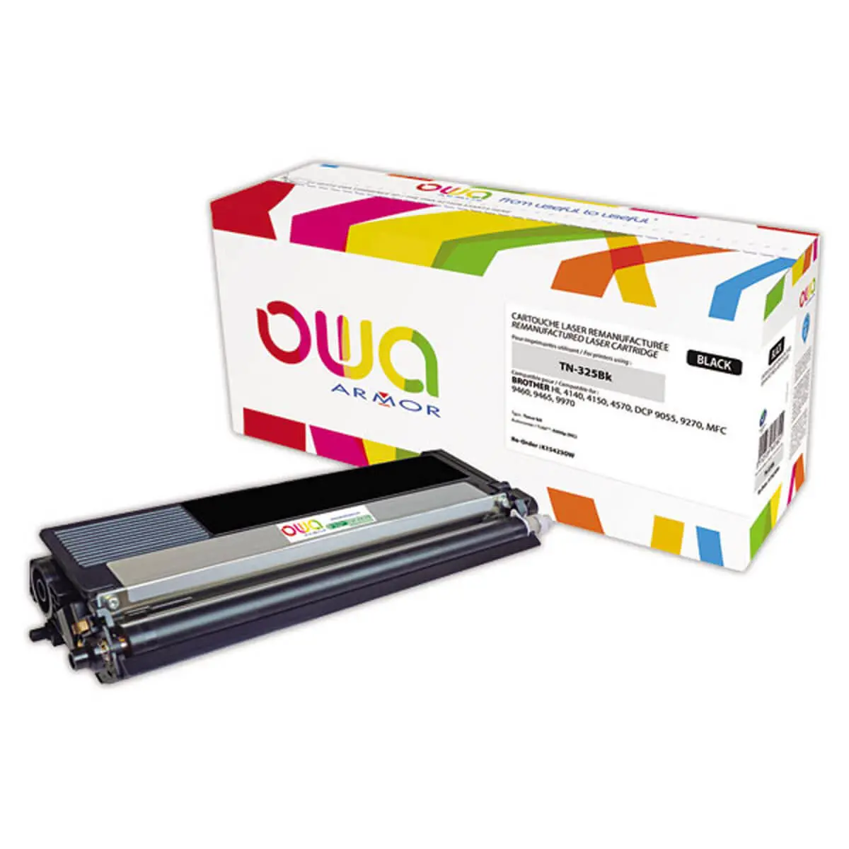 Toner éq. BROTHER TN-325Bk - Haute capacité - Noir - OWA photo du produit