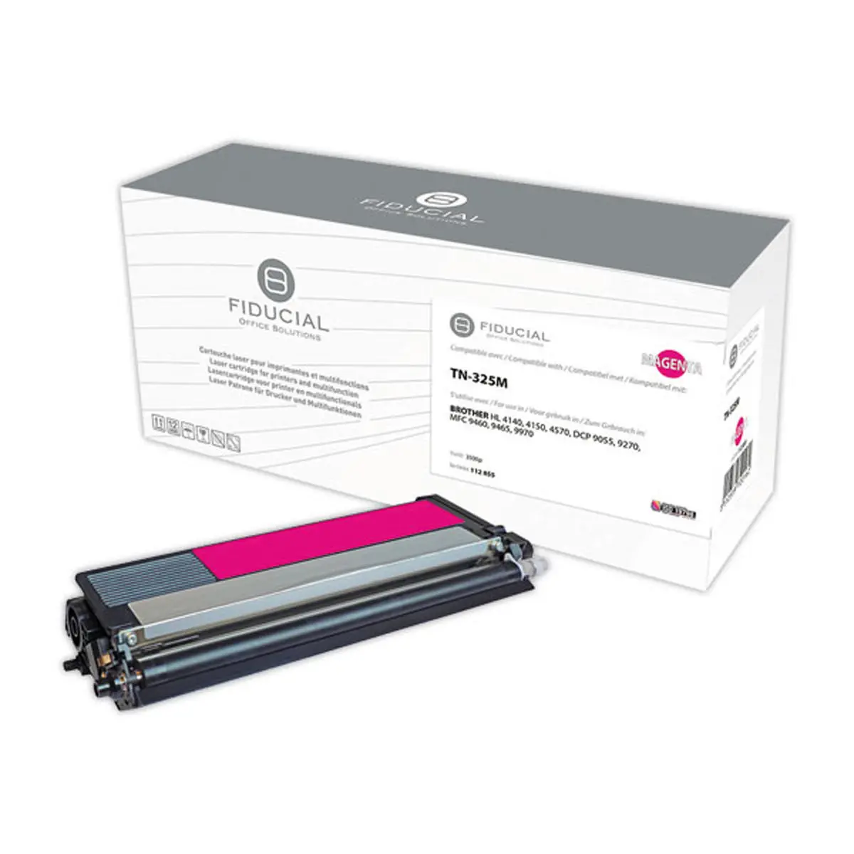 Toner remanufacturé éq. BROTHER TN-325M - Haute capacité - Magenta photo du produit