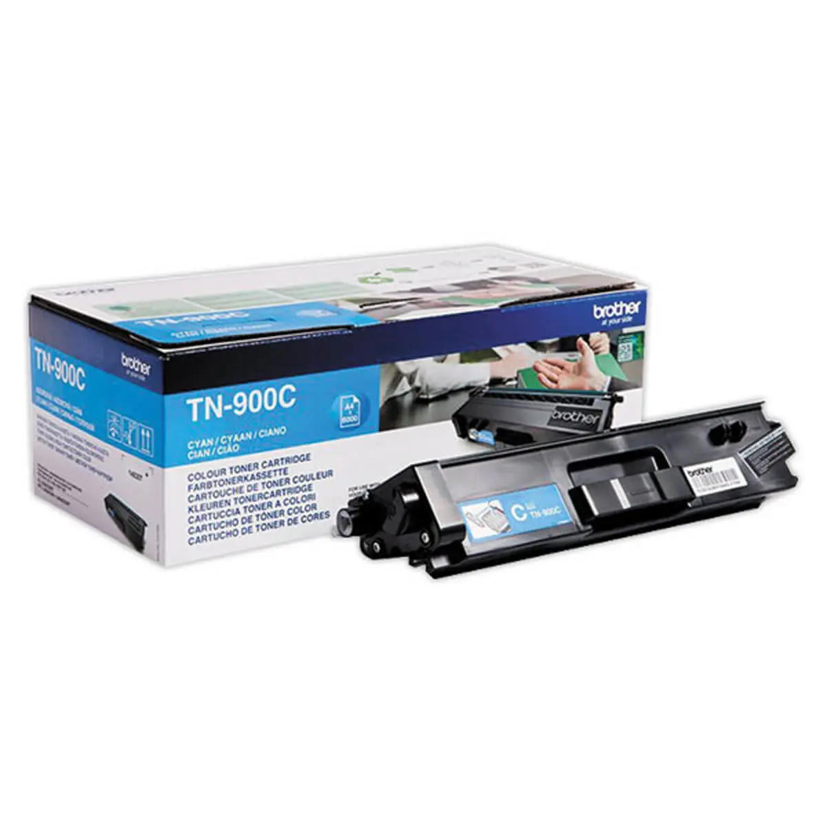 Toner BROTHER TN-900C cyan photo du produit