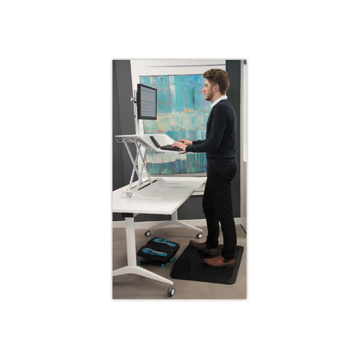 Tapis anti-fatigue ActiveFusion - FELLOWES photo du produit